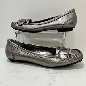 BCBGirls Silver Metallic Flats